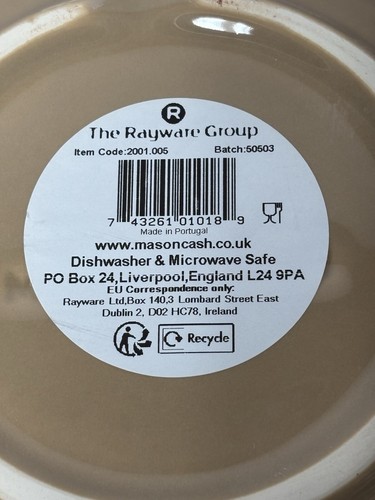 Mason Cash S18 Cane Mixing Bowl 2.85 Quart Brand New MINT CONDITION! - Picture 4 of 6