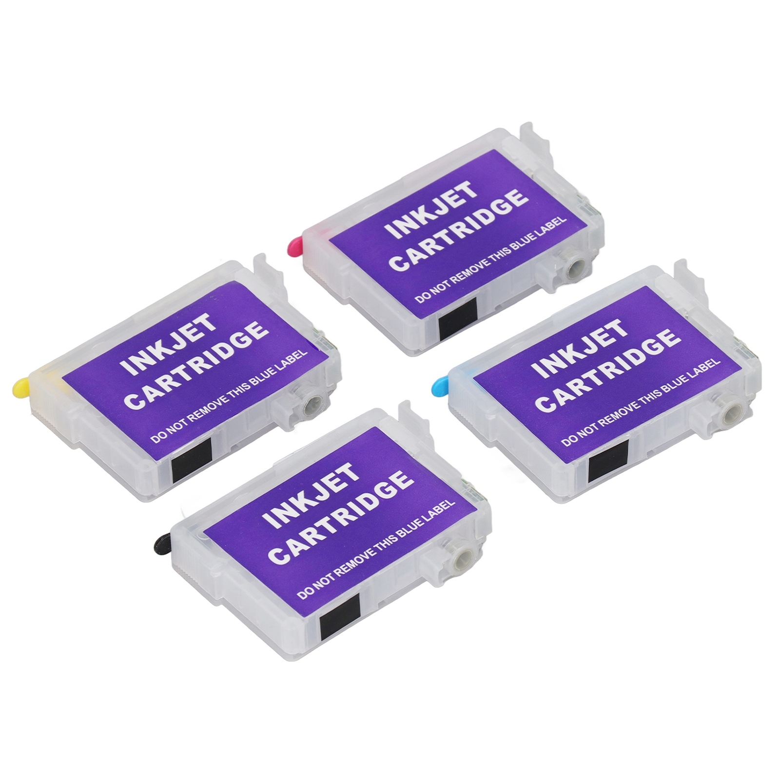 Ink Cartridges Compatible Refill Replacement 4 Colors With Permanent Chip Fo LL❤-image