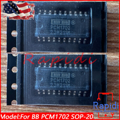 2Pcs New For BB PCM1702 PCM1702 SOP-20 IC Chip US Stock