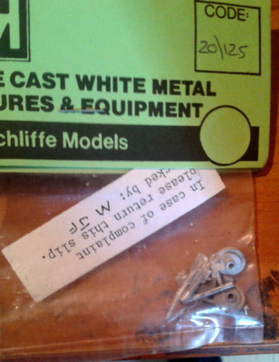 1:72/1:76 7,5 cm L.46 PaK 40  Metallkit 125 Hinchliffe extrem rar