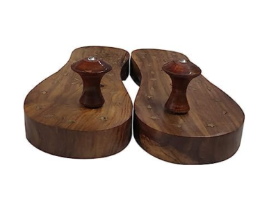 Priest Charan Paduka Khadau Sandal Chappal AuspiciousOccasions