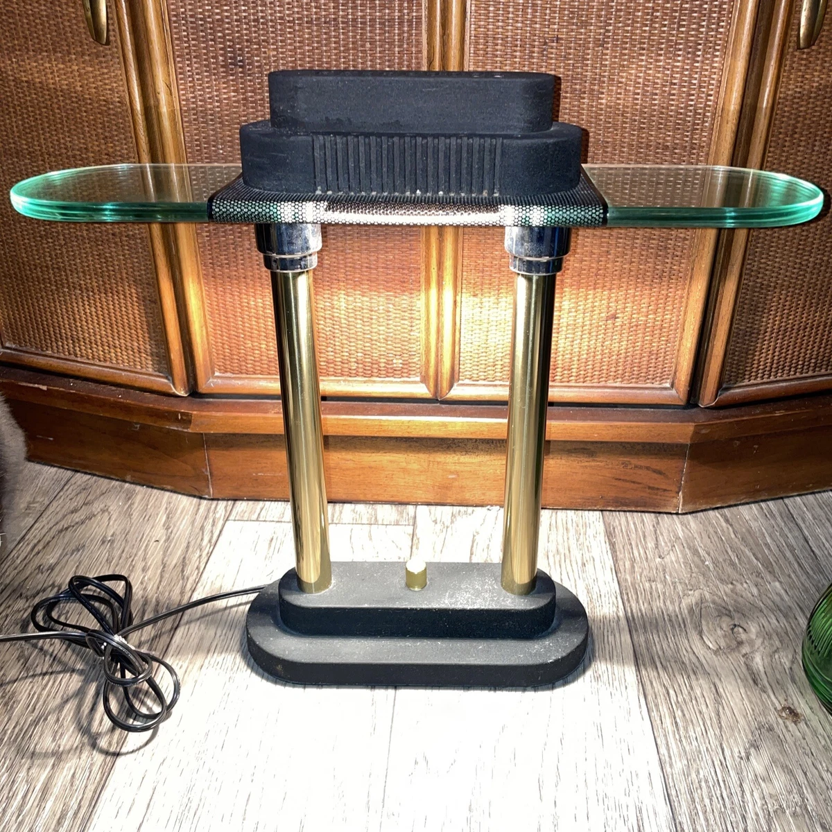 Robert Sonneman George Kovacs Style Vintage Halogen Bankers Desk