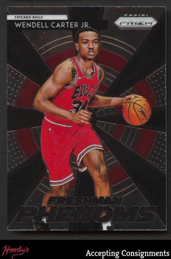 2018-19 Panini Prizm Freshman Phenoms #19 Wendell Carter Jr. RC Bulls ROOKIE