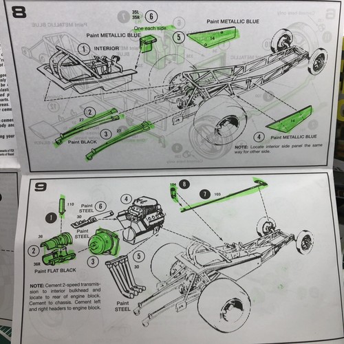 71 Challenger Funny Car Chassis W Halibrand Quick Change 125MPC LBR