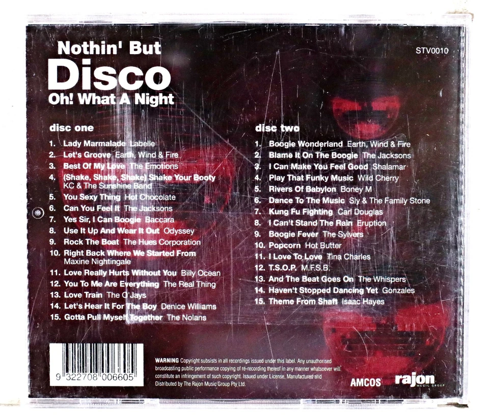 Varios - Nada más que discoteca - ¡Oh! What A Night (CD 2002) Foto 3 de 3