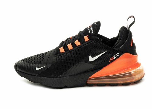 orange and black nike air