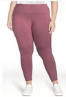 Terra and Sky Women’s Mauve Double Wide Waistband Soft Leggings 1X (16W-18W) NWT — photo 1
