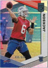 2019 Donruss Elite TYREE JACKSON ROOKIE RC CARD #198 BUFFALO /699 XFL