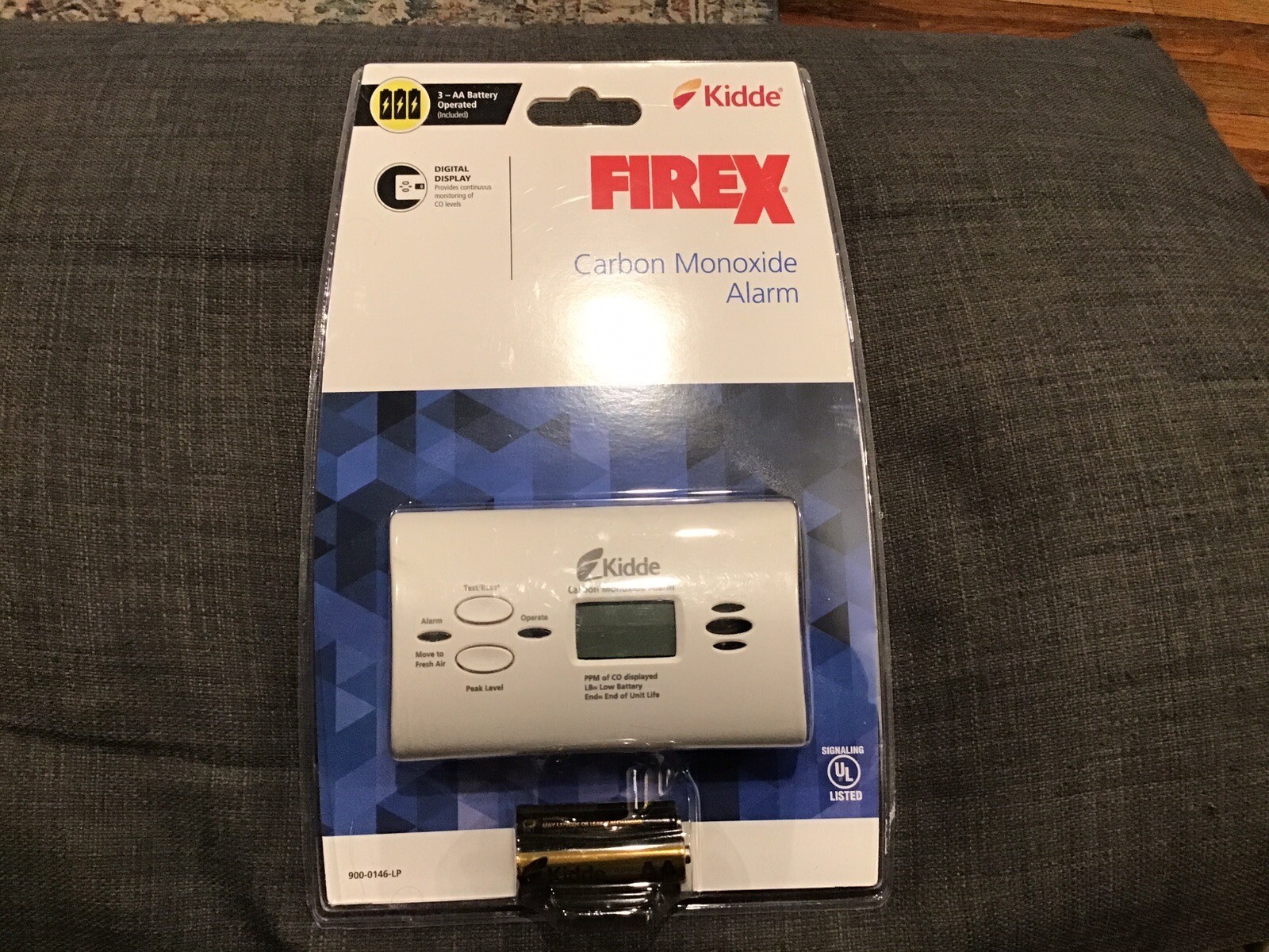 Kidde FireX Carbon Monoxide Alarm Digital Display 9000146LP