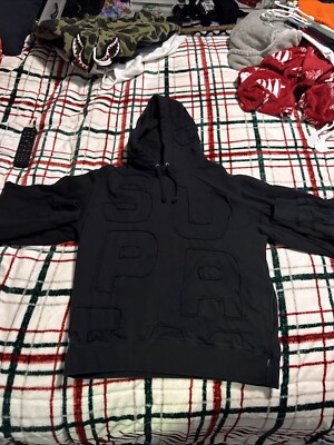 Supreme Cutout Letters Hooded Sweatshirt - Small - SS20 | eBay