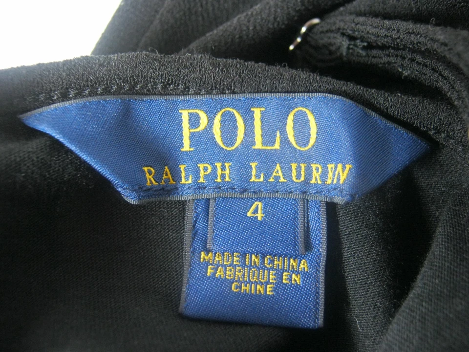 Girls Polo Ralph Lauren Denim Dress Black Size 4 - Image 3 of 4