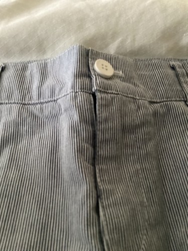 Jacadi boys size 10 navy striped shorts.... very chic. - Picture 3 of 12