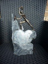 Casablanca Design Skulptur "Heart" Art.79898 Herz Bergmann Bergbau Kumpel  Liebe