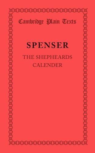 The Shepheardes Calender Spenser Paperback Cambridge University Press