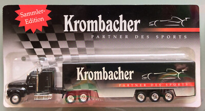 Miniature Advertising Truck Lorry Ford 9000 Krombacher Partner of Sports 2002