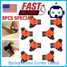 8X 90 Degree Right Angle Corner Clamp Woodworking Wood For Kreg Jigs Clamps Tool