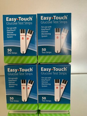Easy Touch Blood Glucose Test Strips 200 CT. EXP 05/2027. FAST FREE SHIPPING 