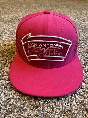 SAN ANTONIO SPURS New Era Wool 59FIFTY Fitted Hat In Pink