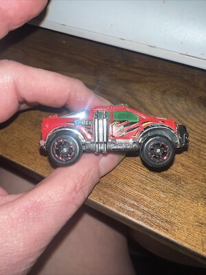 Zuru Metal Machines T-Rex Attack Vehicle Car Truck Red LOOSE