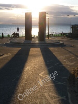 Photo 6x4 Boscombe: sculptureu00e2u0080u0099s two long shadows Boscomb c2010