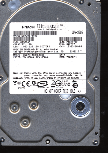 Carte Contrôleur PCB Pour Disque Dur Hitachi HDS721075KLA330 - Réf