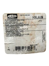 Hubbell Twist-Lock Connector Weatherproof Seal-Tite Long Black Boot HBL6036