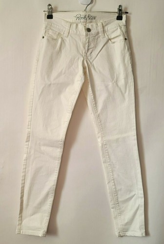 White Jeans Stretch Skinny Denim Size 