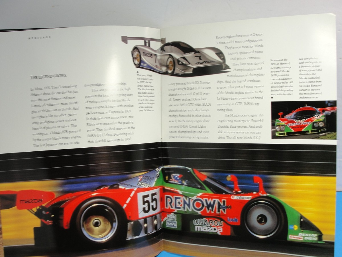 1993 Mazda Rx-7 Rx7 44-page Factory Car Sales Brochure Catalog | eBay