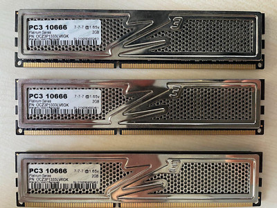 Arbeitsspeicher OCZ DDR3 OCZ3P1333LV6GK RAM PC3-10666 2GB 1333 MHz 240Pin