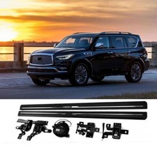 Black Power Deployable Electric Running Board Fits for Infiniti QX80 2013-2024