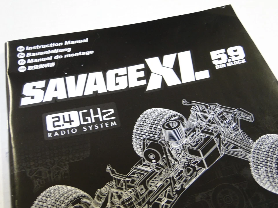 *NEW HPI SAVAGE XL 5.9 Big Block RTR Manual HXL0 - Image 2 of 3