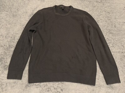 Banana Republic Thermal Shirt Mens Large Gray Waffle Knit