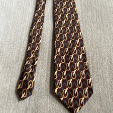 Men  s tie 58  Burberry Mixed Color 100 Silk Made In England