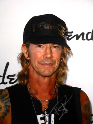 DUFF McKAGAN original signiert   GROSSFOTO - GUNS N' ROSES