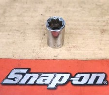 Snap On TM410 - 1/4" Drive 5/16" Double Square 8 Pt Chrome Socket