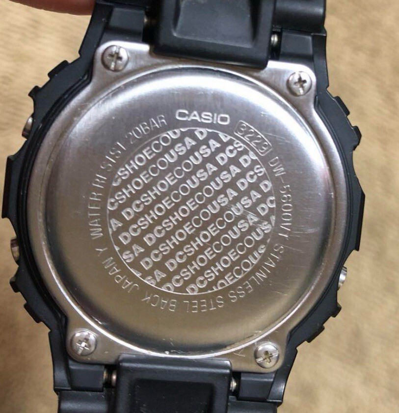 Casio G Shock DW-5600VT Collaboration Model “DC SHOE” From Casio G Shock DW-5600VT Collaboration Model “DC SHOE” From