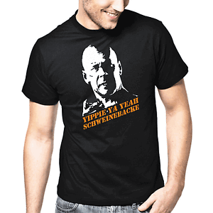 Yippie Ya Yeah Schweinebacke Die Hard Bruce Willis Spruche Geschenk Fun T Shirt Ebay