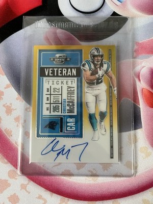 2020 Panini Contenders Optic Christian McCaffrey Auto /10