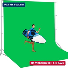 12 X 10 FT Large Green Screen Backdrop for Chromakey Photography Background Po
