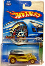 Hot Wheels 2005 Treasure Hunt #132 "Double Demon" Real Riders w/Protector
