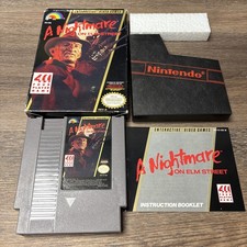 Nightmare on Elm Street NES CIB Complete In Box Tested Working MINT CARTRIDGE