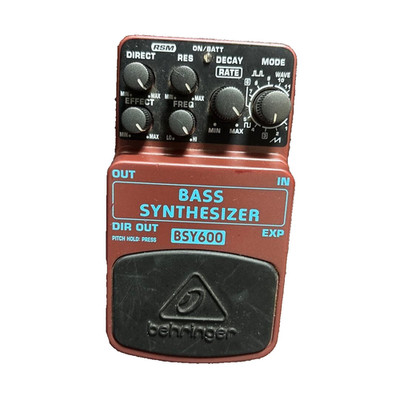 ベース Behringer BASS SYNTHESIZER BSY600 Behringer BSY600 Bass Synthesizer Guitar Pedal Used Tested