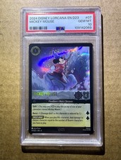 Disney Lorcana Mickey Mouse Playful Sorcerer Promo PSA 10 D23 Expo 2024