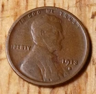 Lincoln Wheat Cent 1913 S VG/FINE #17