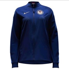 Nike Women's Paris 2024 Team Issued USA Olympic Podium Jacket DZ3572-492 Size XL