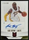 KOBE BRYANT 2012-13 PANINI MOMENTUM #31 AUTOGRAPHS AUTO 172/199 LAKERS