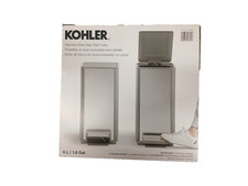 Kohler 6 Liter Stainless Steel Trash Can | St...