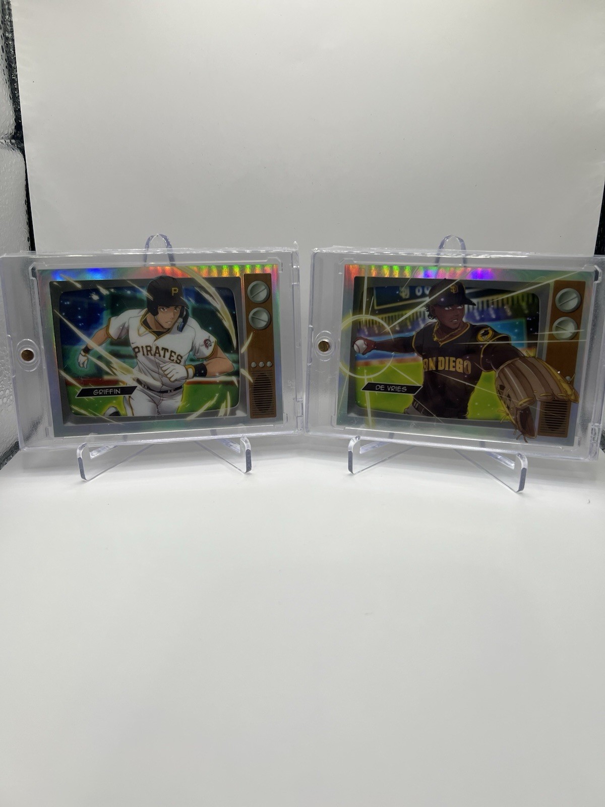 2025 Bowman Konnor Griffin/ Leo De Vries SSP Case Hit Anime Refractor