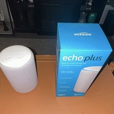 Amazon Echo Plus Smart Speaker White Built-In...
