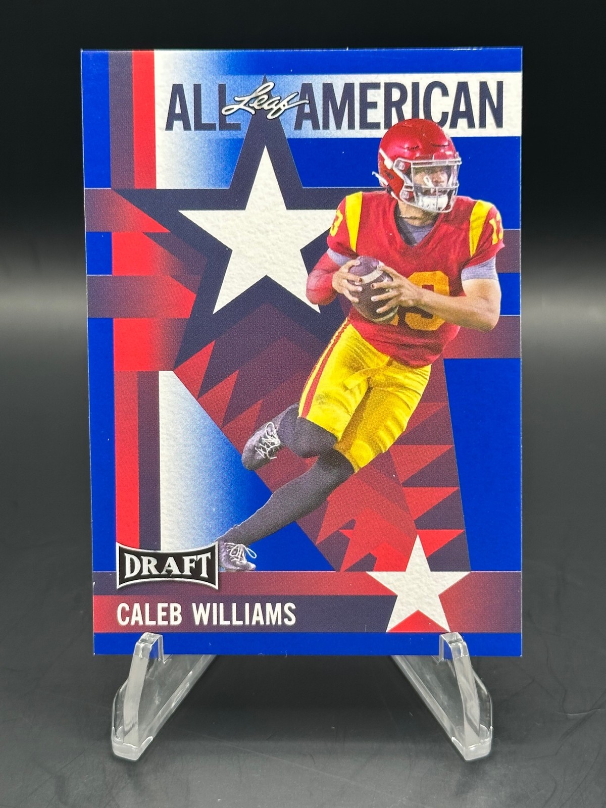 2023 Leaf Draft Caleb Williams Blue #11 USC Trojans